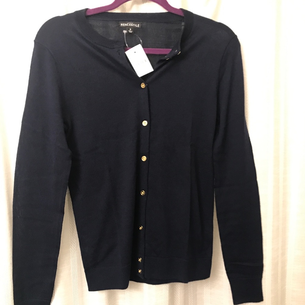 NEW J Crew Navy Cardigan